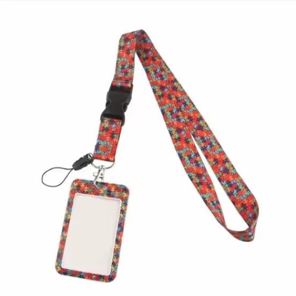 Autism Awareness Themed Lanyard Doctor Nurse Neck Strap Lanyard